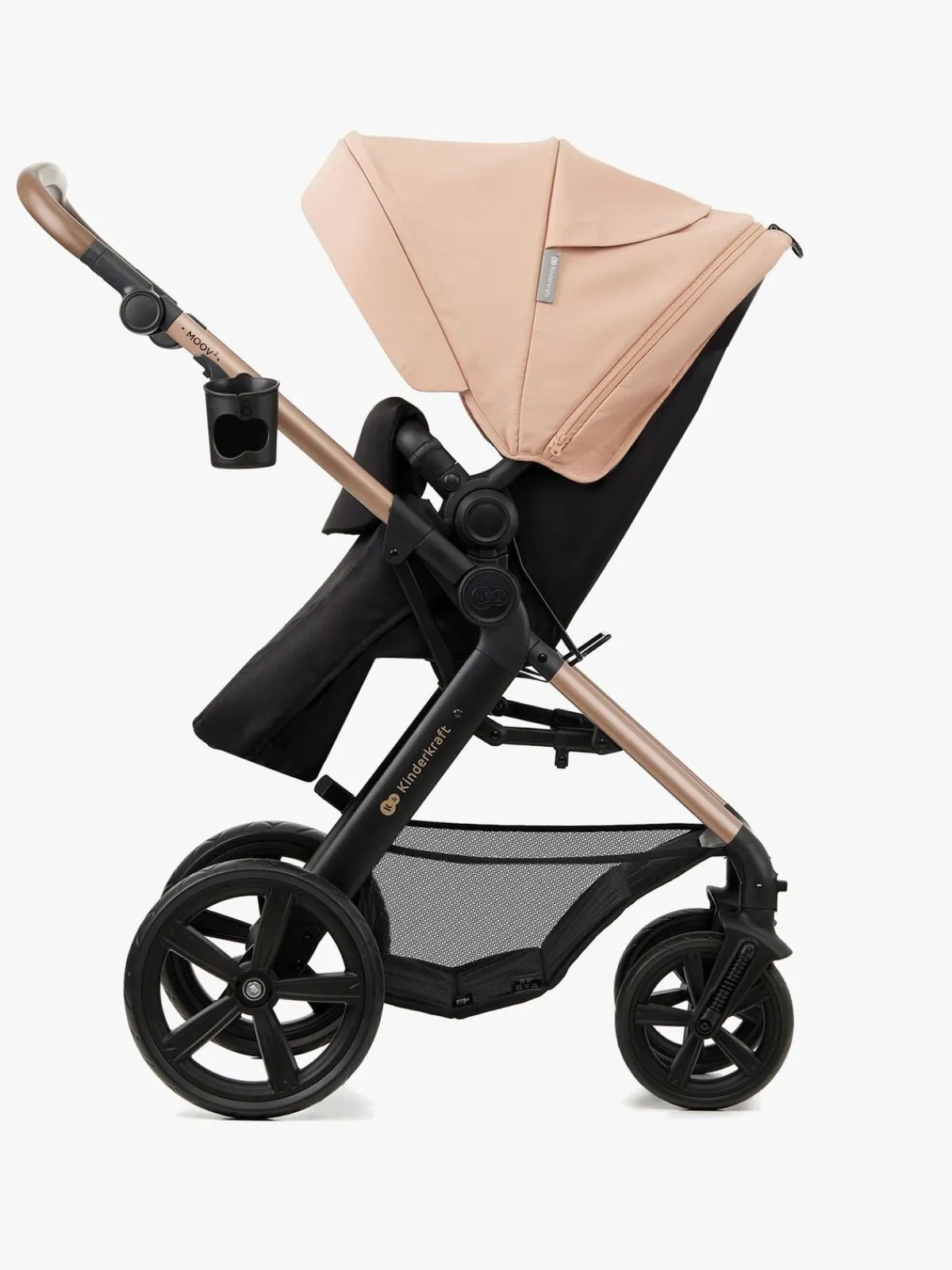 Kinderkraft Duo- & Kombivogne*MOOV 2 4-in-1 Duovogn, Sand Beige