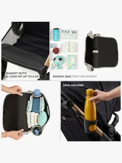 Kinderkraft MOOV 2 4-in-1 Duovogn, Moonlight Grey