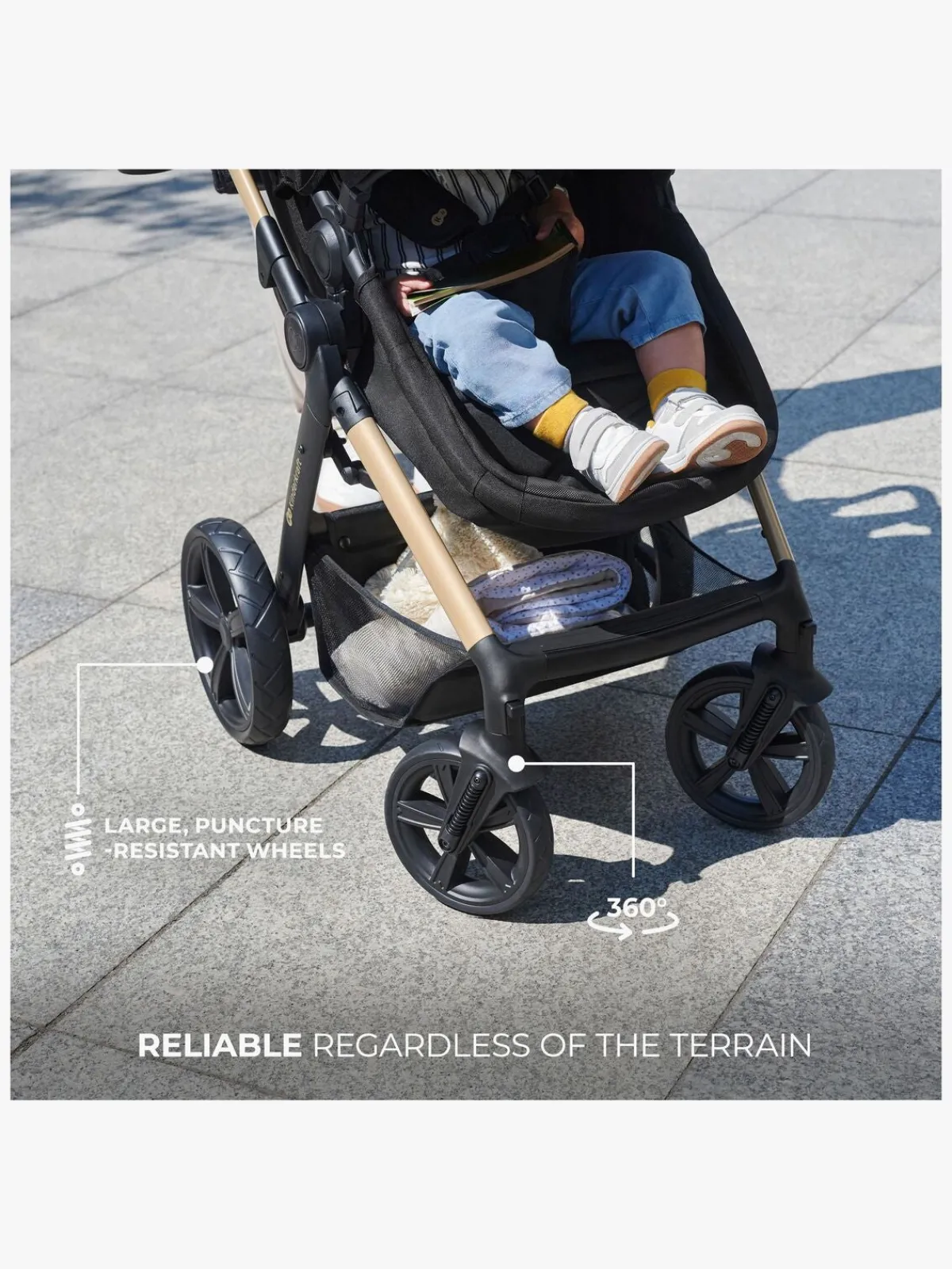 Kinderkraft MOOV 2 4-in-1 Duovogn, Moonlight Grey