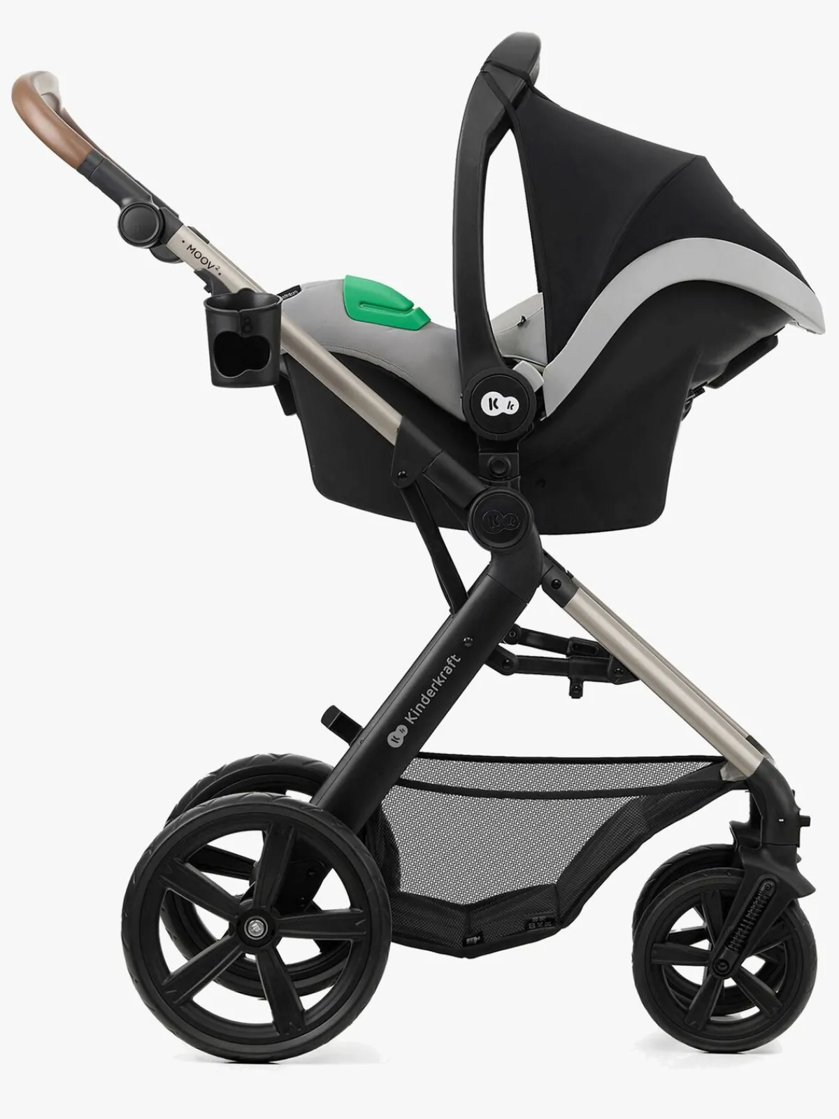 Kinderkraft MOOV 2 4-in-1 Duovogn, Moonlight Grey