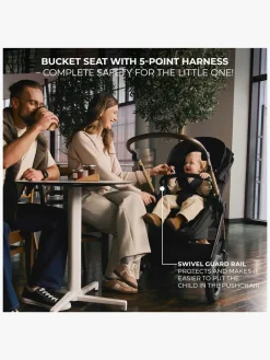 Kinderkraft Duo- & Kombivogne*MOOV 2 XL Air Kombivogn, Pure Black Sort