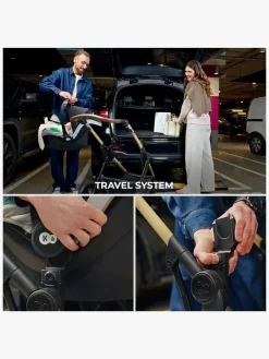 Kinderkraft Duo- & Kombivogne*MOOV 2 XL Air Kombivogn, Pure Black Sort