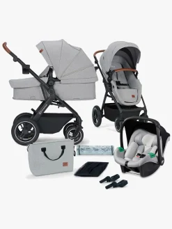 Kinderkraft Multifunctional 3-in-1 B-Tour Mink Pro Kombivogn, Light Grey