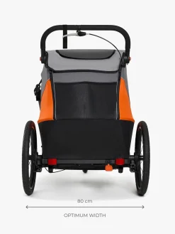 Kinderkraft Aktivitetsvogne*Nava Cykelanhænger, Sunny Orange