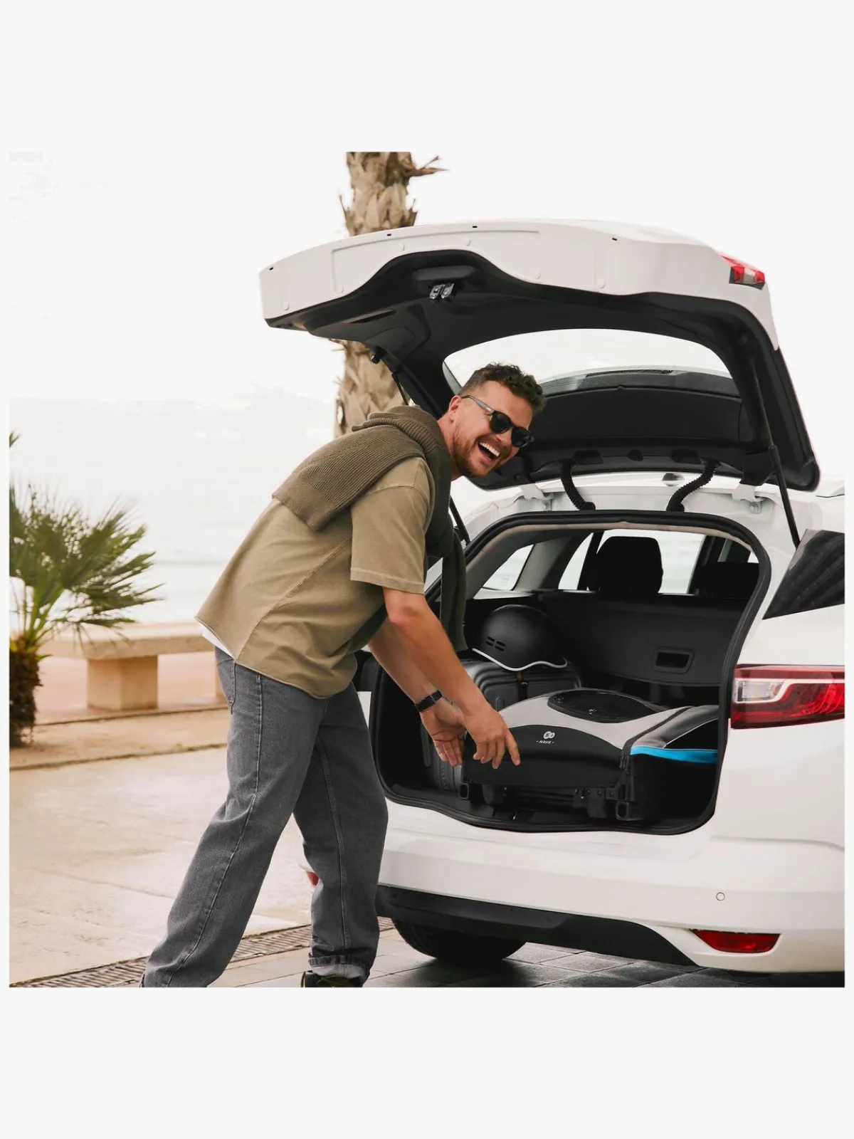 Kinderkraft Aktivitetsvogne*Nava Cykelanhænger, Sunny Orange