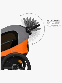 Kinderkraft Aktivitetsvogne*Nava Cykelanhænger, Sunny Orange