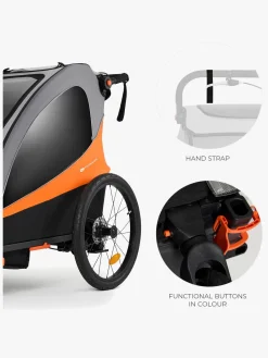 Kinderkraft Aktivitetsvogne*Nava Cykelanhænger, Sunny Orange