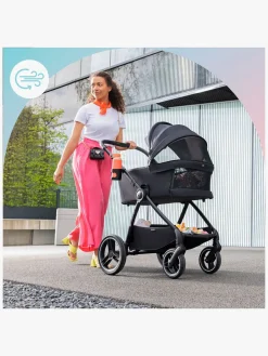 Kinderkraft Duo- & Kombivogne*NEA 2-in-1 Duovogn, Midnight Black Sort