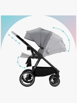 Kinderkraft Duo- & Kombivogne*NEA 2-in-1 Duovogn, Midnight Black Sort