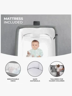 Børn Kinderkraft Børnesenge & Tilbehør></noscript>NESTE GROW Bedside Crib, Beige