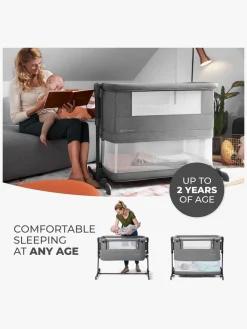 Børn Kinderkraft Børnesenge & Tilbehør></noscript>NESTE GROW Bedside Crib, Beige