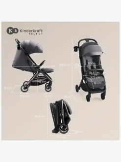 Kinderkraft NUBI 2 Klapvogn, Cloudy Grey