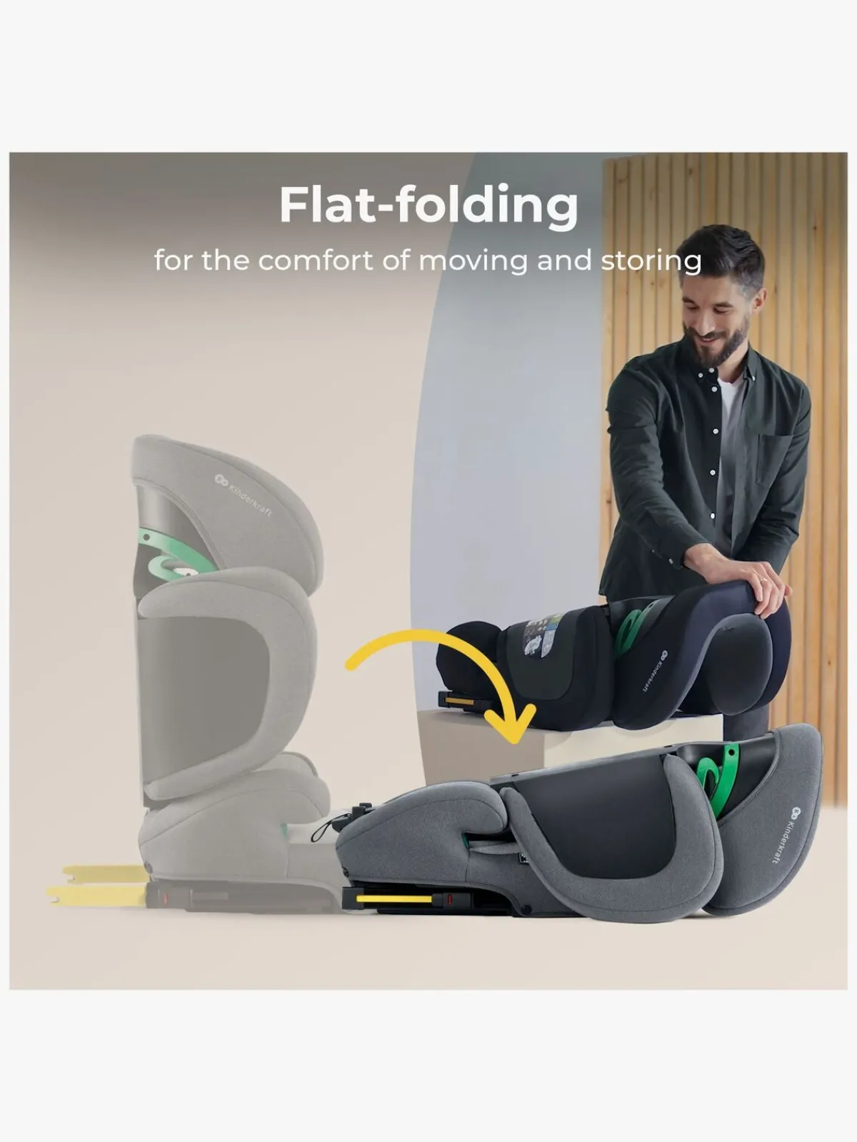 Kinderkraft Autostole 15-36 Kg>XPAND 2 i-Size Autostol, Rocket Grey