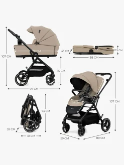 Kinderkraft YOXI 2-in-1 Duovogn, Sand