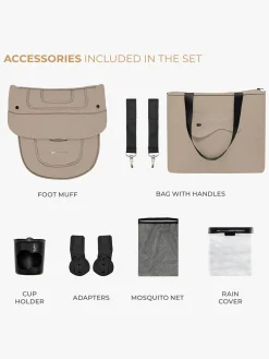 Kinderkraft YOXI 2-in-1 Duovogn, Sand