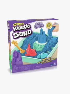 KineticSand Kreativt Legetøj*Kinetic Sand Legesæt Sandkasse Blå