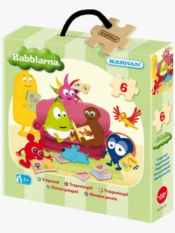 Babblarna Spil & Puslespil*Kärnan Træpuslespil 6 Brikker