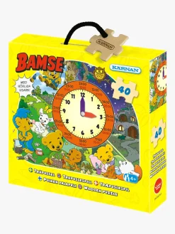 Bamse Spil & Puslespil></noscript>Kärnan Uret Puslespil I Træ 40 Brikker