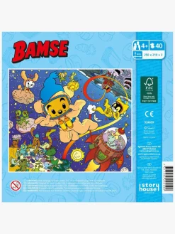 Bamse Spil & Puslespil*Kärnan Træpuslespil Rumtema 40 Brikker