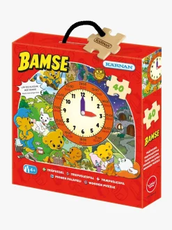 Bamse Spil & Puslespil*Kärnan Træpuslespil Ur 40 Brikker