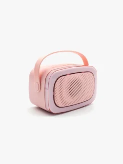 Lalarma Karaokesæt med LED-lys & 2 Mikrofoner, Pink