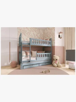 LanoMeble Børnesenge & Tilbehør*Lano Meble BLANKA Tribbelkøjeseng 90x200, Grå