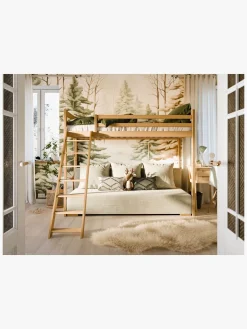 LanoMeble Børnesenge & Tilbehør*Lano Meble SOFINO Højseng i Fyrretræ med Sofa 90x200/140x200, Cashmere/Poso