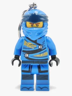 Lego Tilbehør*Ninjago Legacy Jay Nøglering med LED-lys Blå/Gul