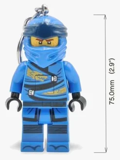 Lego Tilbehør*Ninjago Legacy Jay Nøglering med LED-lys Blå/Gul