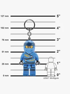 Lego Tilbehør*Ninjago Legacy Jay Nøglering med LED-lys Blå/Gul