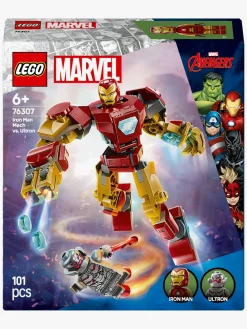 Børn Lego Legetøj Til Børn På 0-10 År|Byggesæt & Lego>Super Heroes 76307 Iron Man-mech mod Ultron