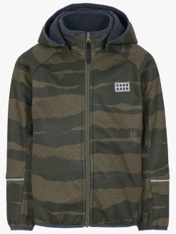 Børn LegoWear LEGO Wear Softshelljakke, Dark Khaki