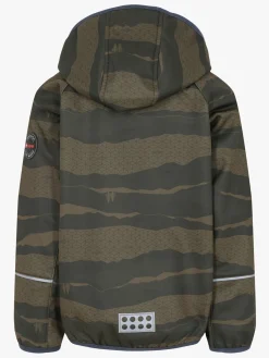 Børn LegoWear LEGO Wear Softshelljakke, Dark Khaki