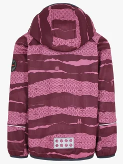 Børn LegoWear Overtøj>LEGO Wear Softshelljakke, Bordeaux