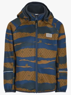 Børn LegoWear Overtøj>LEGO Wear Softshelljakke, Dark Blue