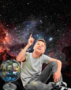 Børn Lexibook Lamper & Belysning></noscript>Bordlampe Dag & Nat Globus Engelsk