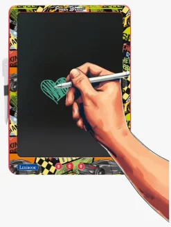 Lexibook Kreativt Legetøj*Flerfarvet E-Ink Tegnetablet med Stenciler 14 Tommer
