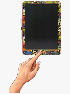 Lexibook Kreativt Legetøj*Flerfarvet E-Ink Tegnetablet med Stenciler 14 Tommer