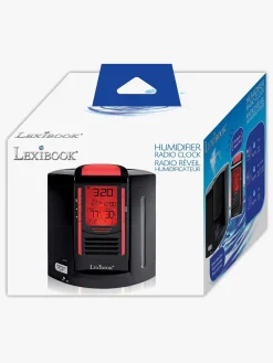 Børn Lexibook Luftfugter Vækkeur, Black/Red