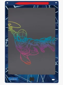 MarvelSpiderMan Kreativt Legetøj*Lexibook Marvel Spider-Man Tegnetablet med Stencilskabeloner