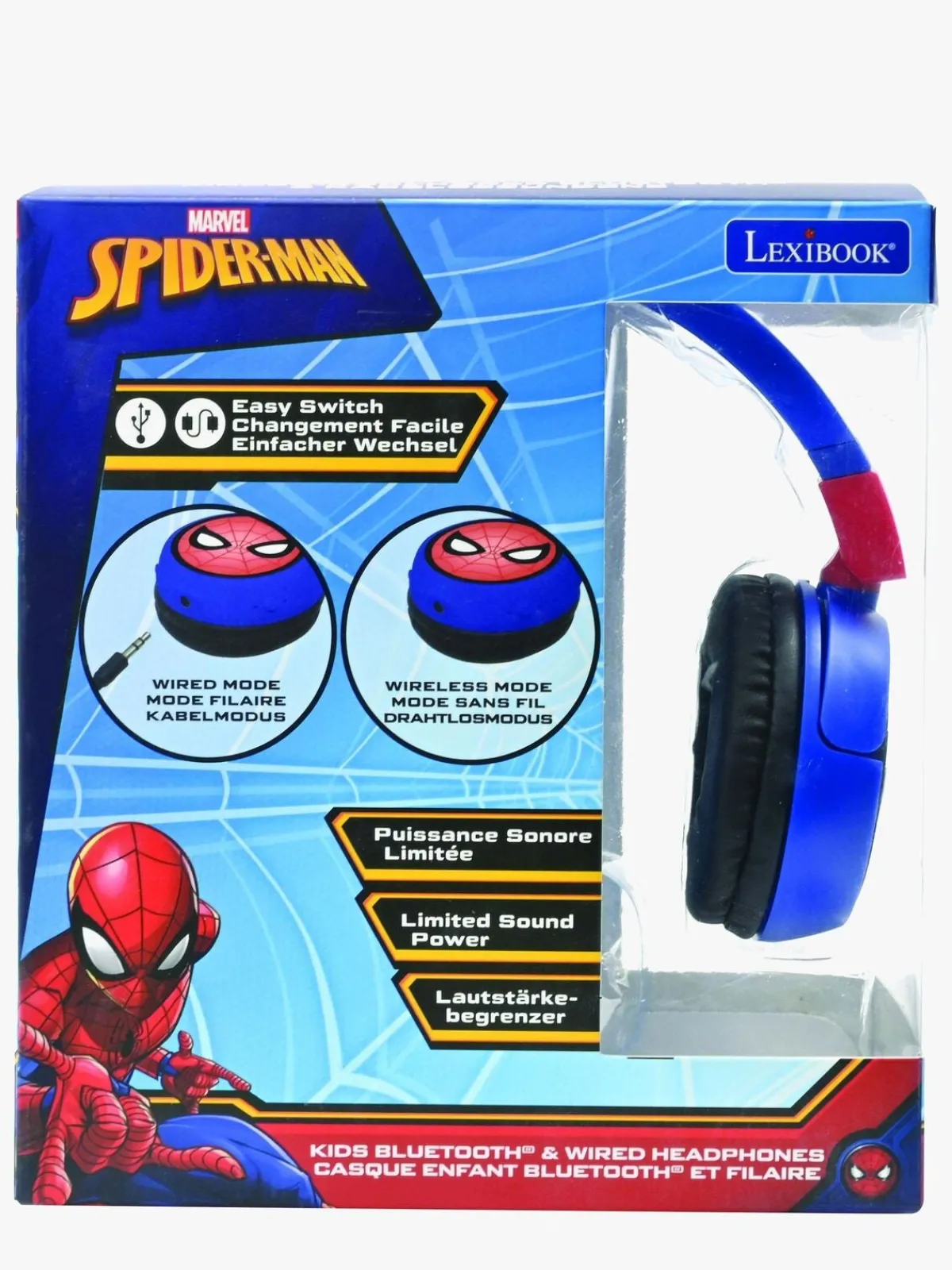 MarvelSpiderMan Elektronik & Media>Lexibook Marvel Spider-Man Høretelefoner