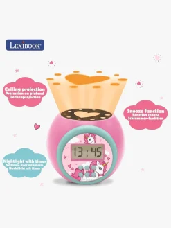 Børn Lexibook Projector Vækkeur, Lyserød