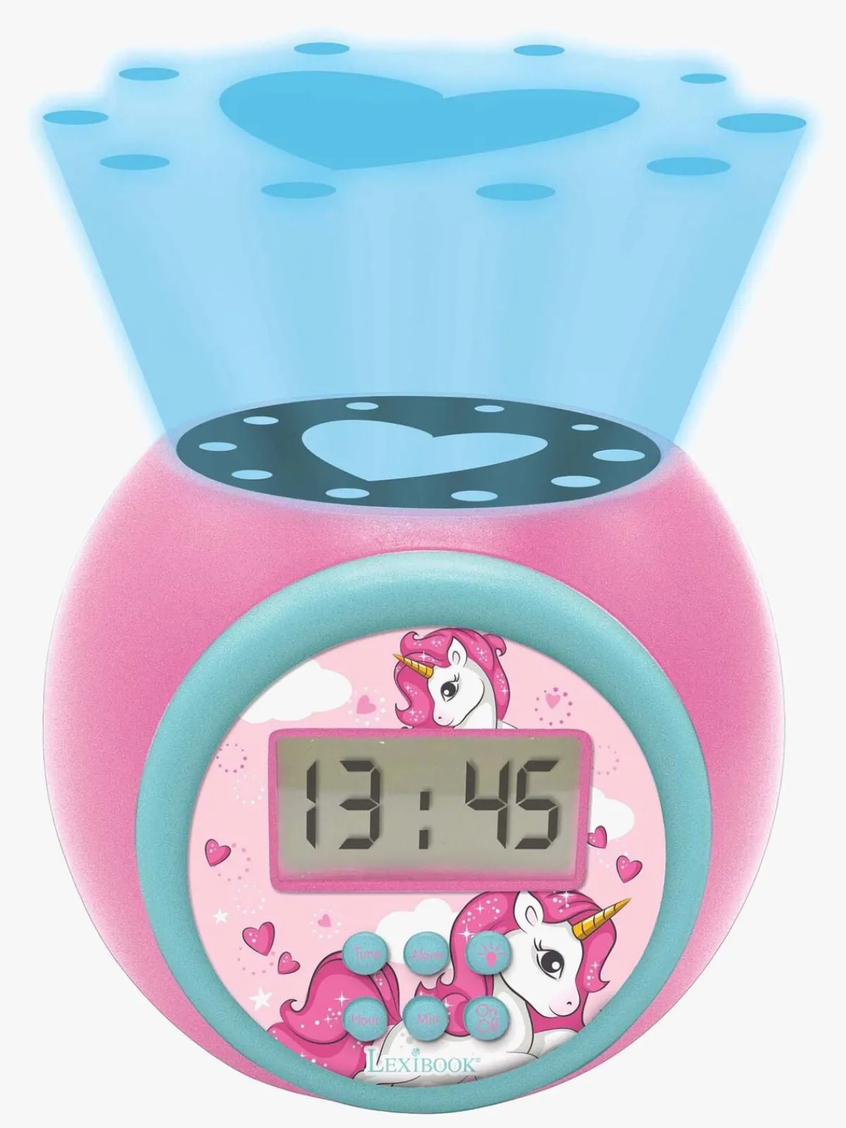 Børn Lexibook Projector Vækkeur, Lyserød