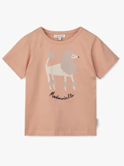 Børn Liewood Apia Placement T-shirt, Paris mademoiselle/Pale tuscany