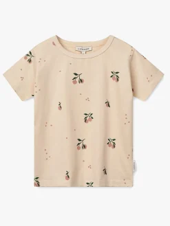Børn Liewood Apia T-shirt, Peach/Sea shell