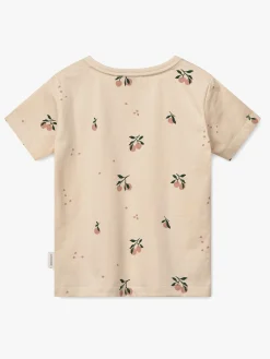 Børn Liewood Apia T-shirt, Peach/Sea shell