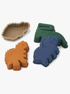 Liewood Gill Dino Sandforme 4-pak, Dinosaurs/Mist