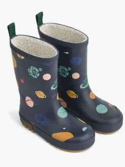 Børn Liewood Mason Forede Gummistøvler, Universe/Classic Navy