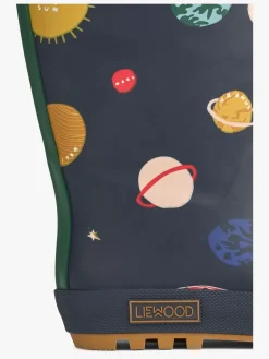 Børn Liewood Mason  Forede Gummistøvler, Universe/Classic Navy