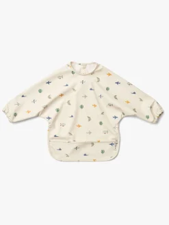 Liewood Merle Cape Hagesmæk med Tryk, Aviator/Ecru